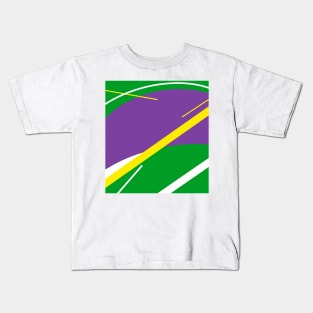 Mardi Gras abstract Kids T-Shirt